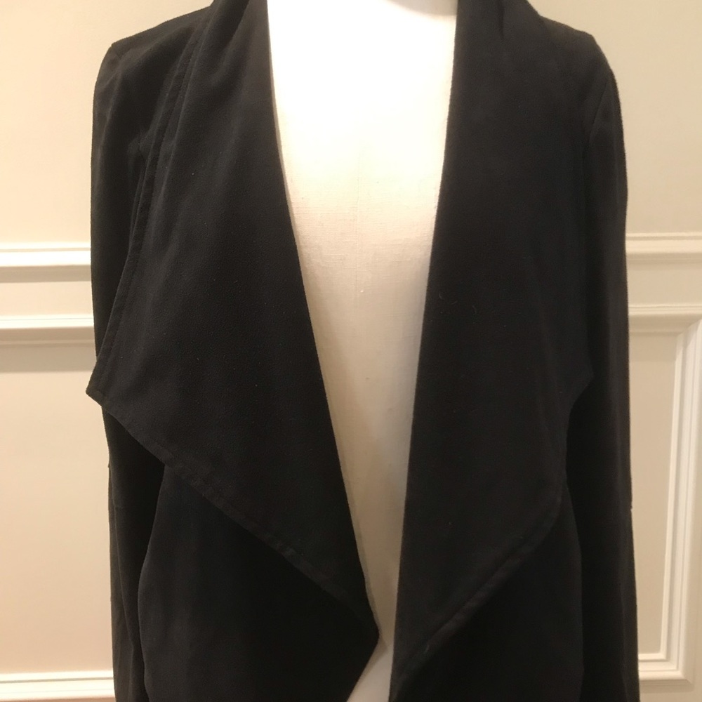 Drapefront cardigan